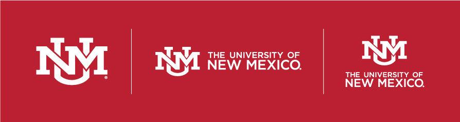 unm white logos